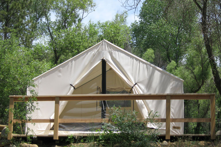 Cabin Tent Front View
