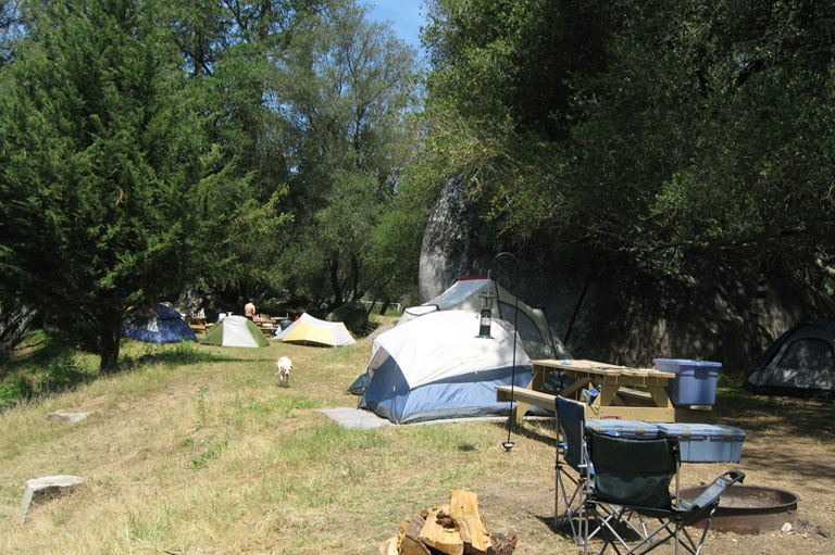 Spanish Moss Campground on the American River