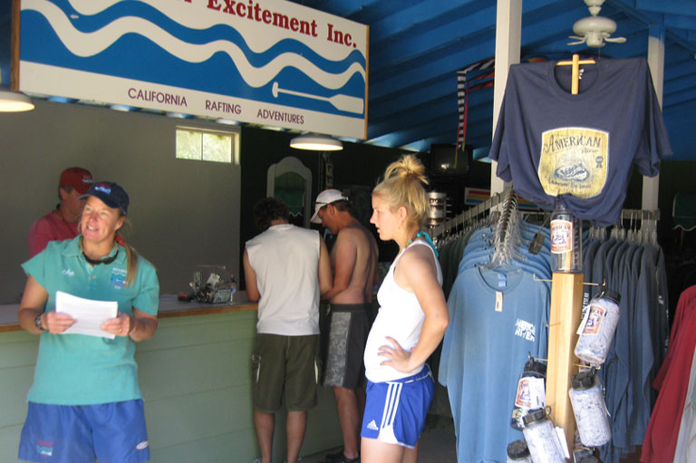 Whitewater Excitement Camp Store on the American River