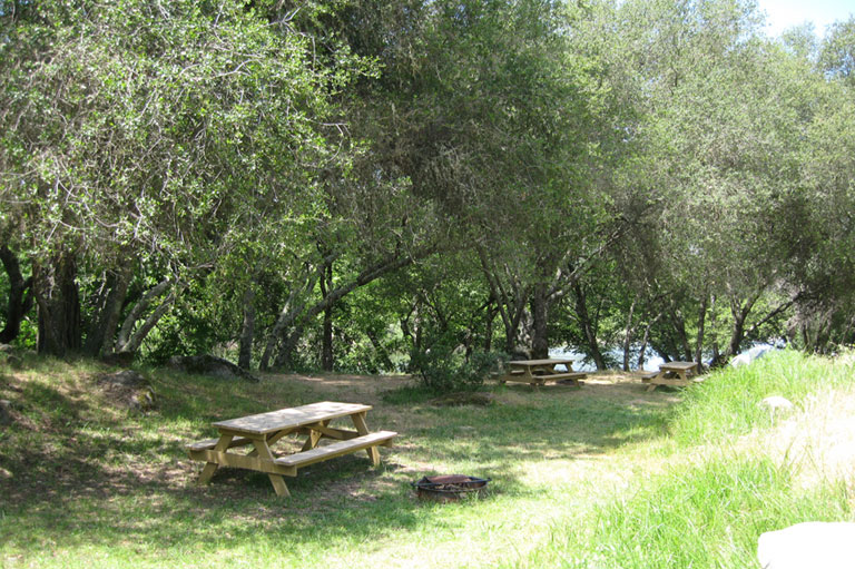 Sandy Oaks Campground on the American River