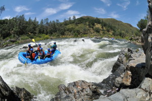 river rafting the South Fork of the American river