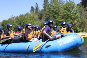 corporate team building trips on the American river