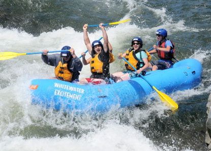 rafters all smilies after a big rapid