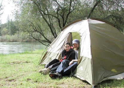 camping on the american river