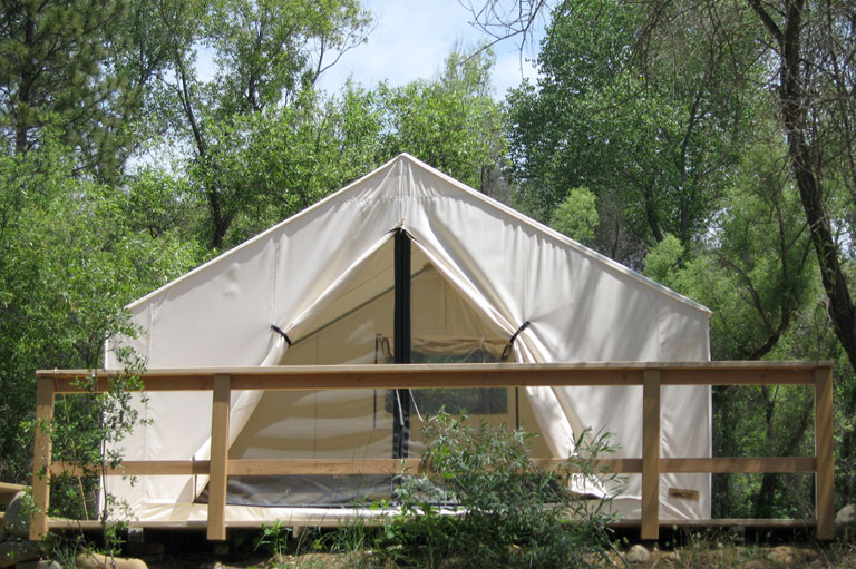 Comfortable Tent Cabins On The American River