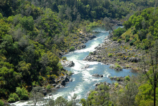 scenic view of south fork american river