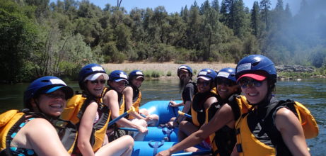 bachelor bachelorette party on their raft