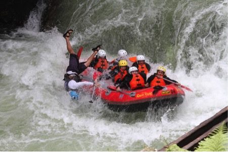 river rafting in New Zealand