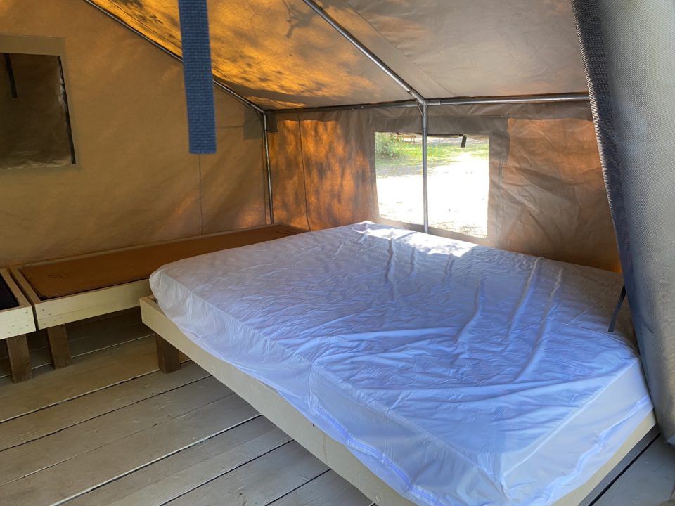 Inside of Cabin Tent