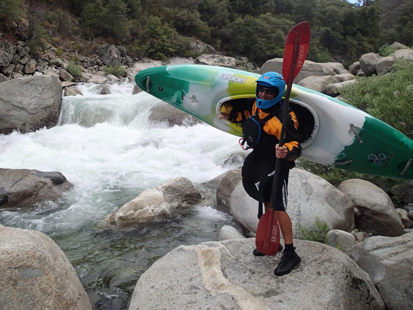 norm with his kayak